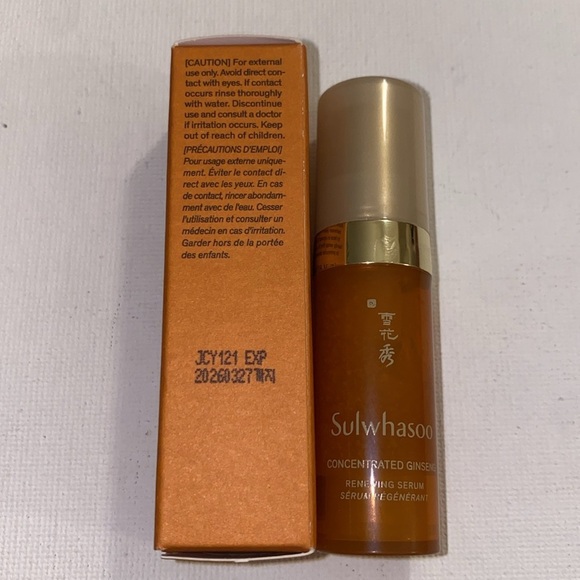 Sulwhasoo Concentrated Ginseng Renewing Serum Deluxe Travel Size 5mL - Picture 3 of 3